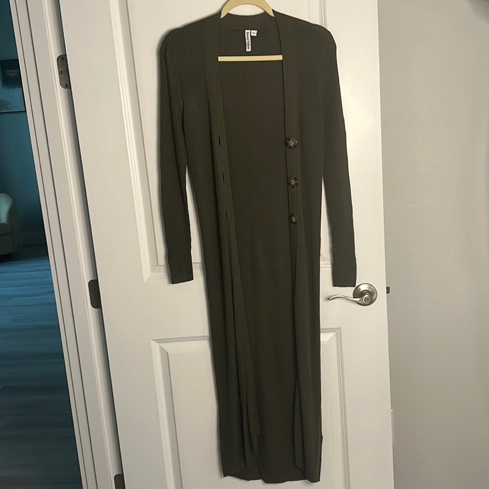Rue & Willow Fall Knit Xtra Long Sweater/Cardigan